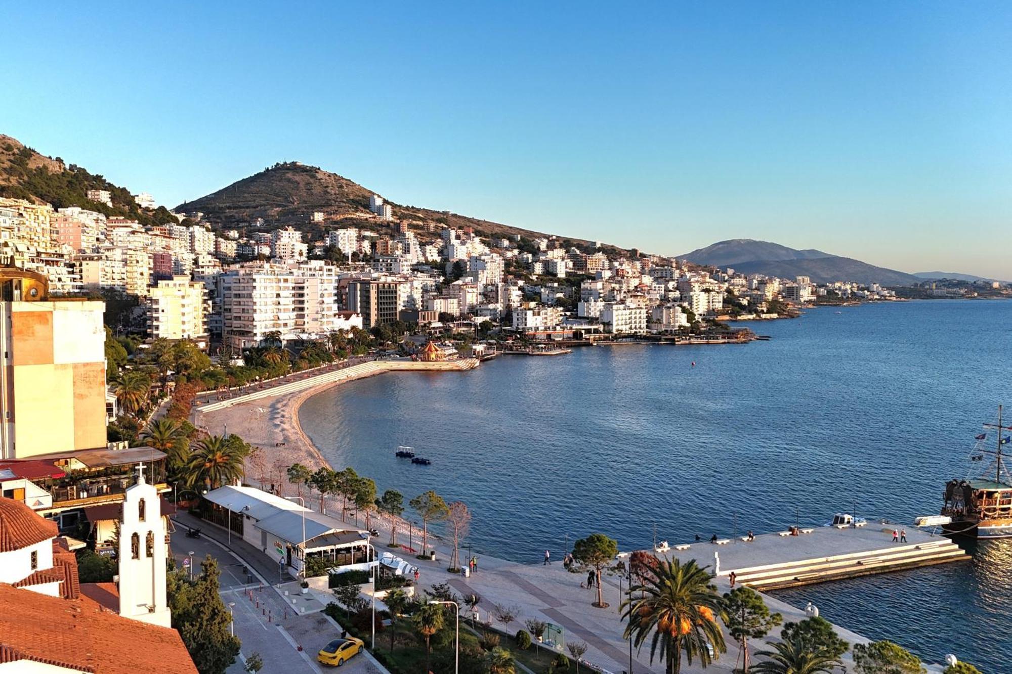 Sunset Penthouse Appartement Sarandë Buitenkant foto