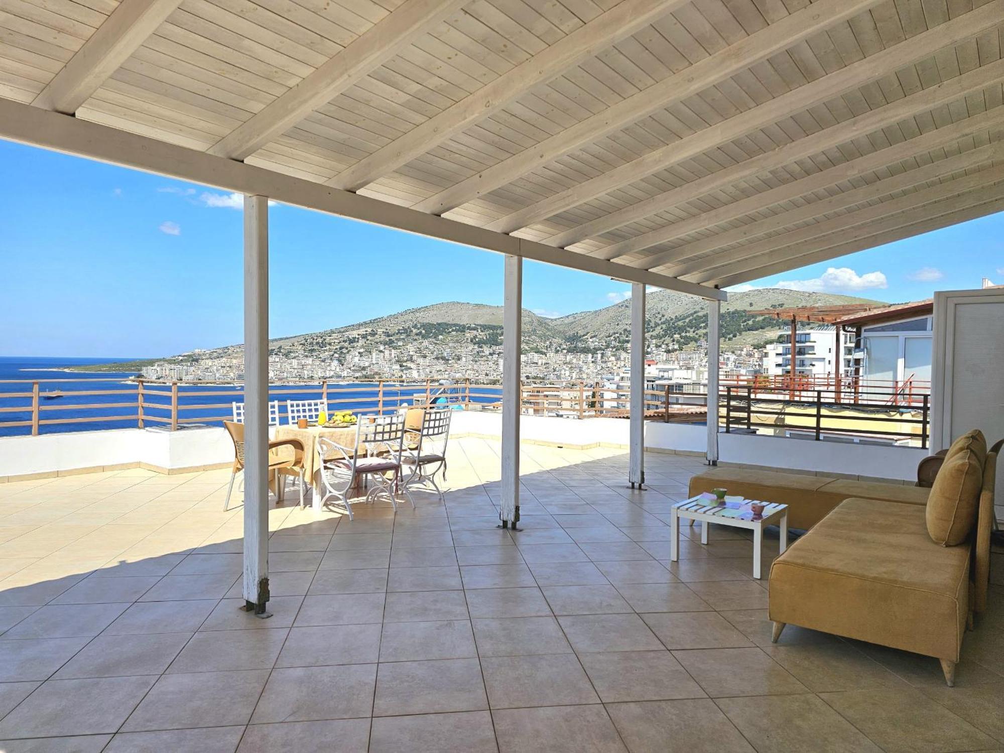 Sunset Penthouse Appartement Sarandë Buitenkant foto