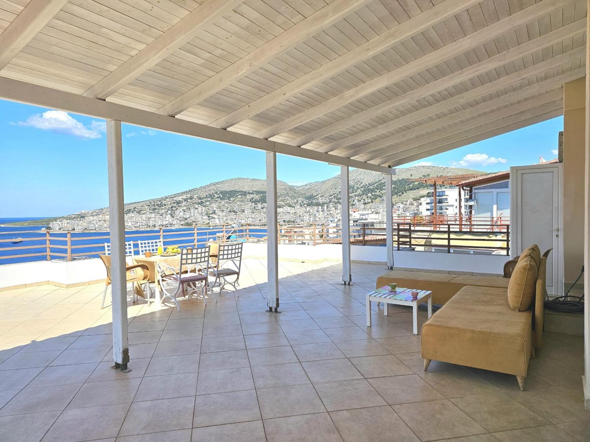 Sunset Penthouse Appartement Sarandë Buitenkant foto