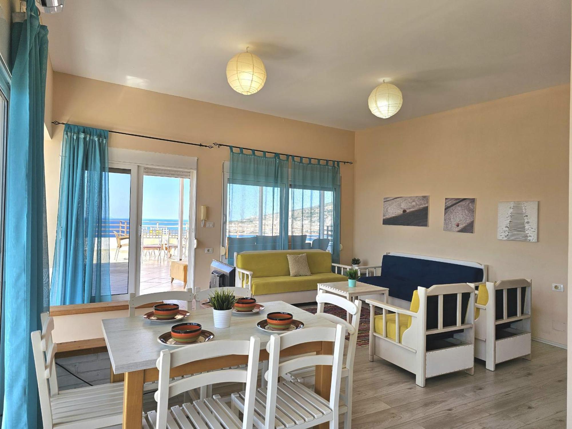 Sunset Penthouse Appartement Sarandë Buitenkant foto