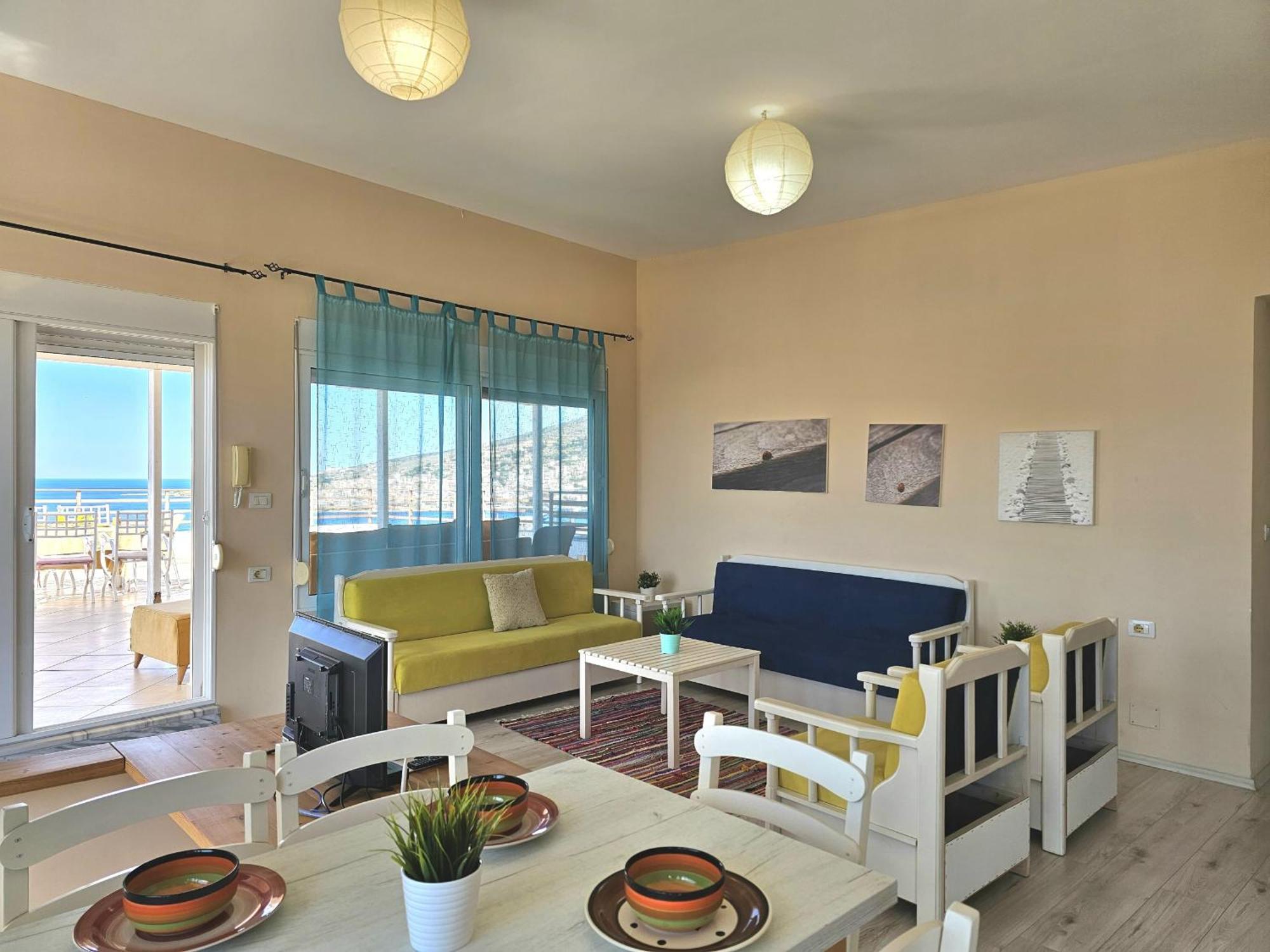 Sunset Penthouse Appartement Sarandë Buitenkant foto